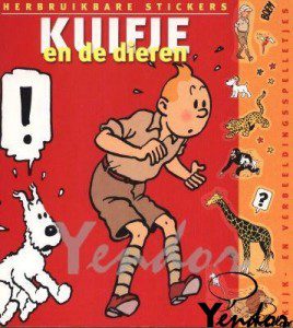 Kuifje en de dieren (stickerboek)