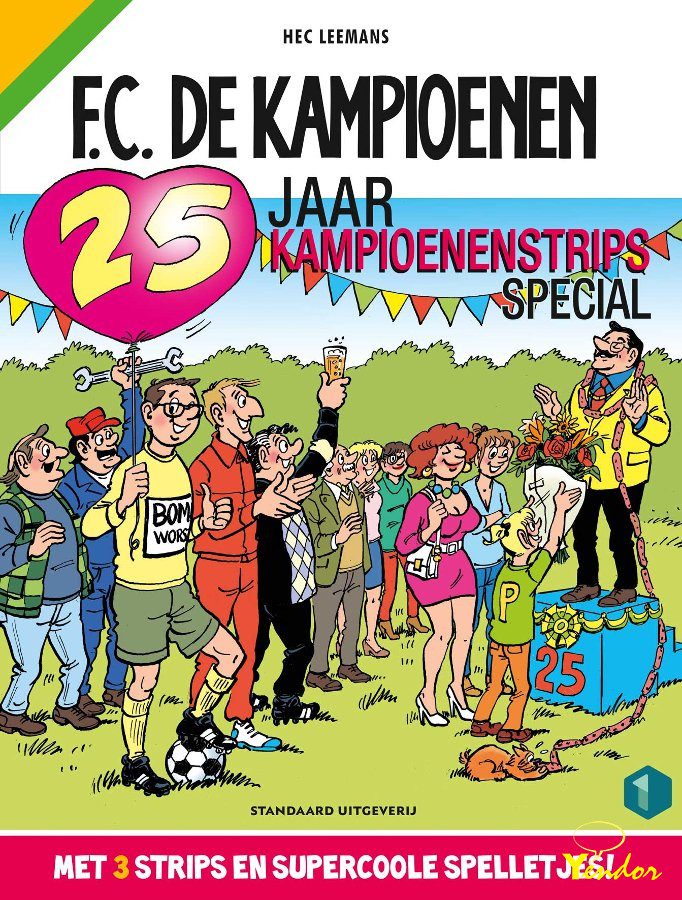 25 jaar F.C. De Kampioenen strips