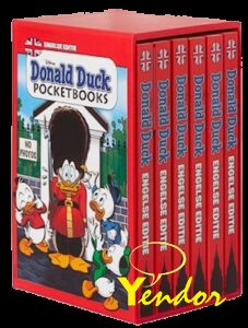 Donald Duck Box met 6 pockets (Engels)